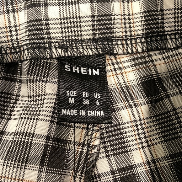 Shein Checkered Slacks - Picture 4 of 5